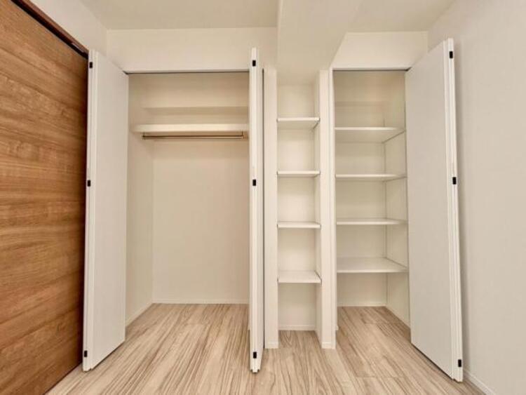 収納 各居室にクローゼットがあり、洋服ダンスなどを置く必要がないのでお部屋を広く使えます。