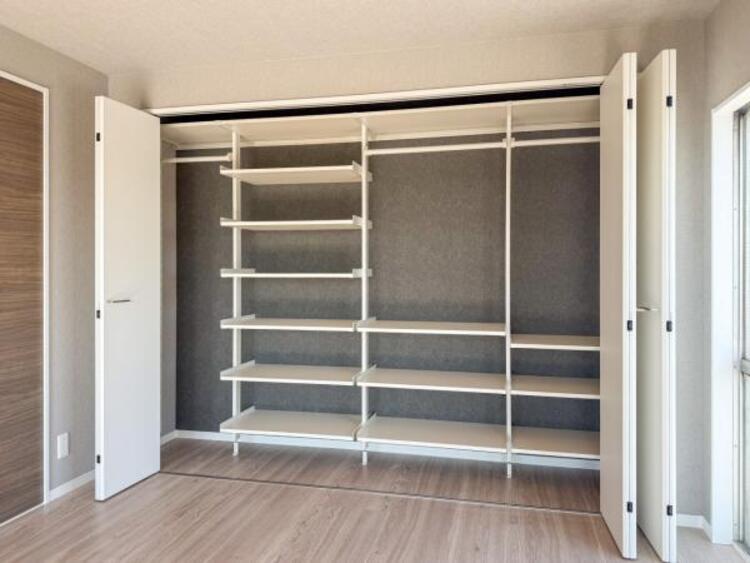 収納 各居室にクローゼットがあり、洋服ダンスなどを置く必要がないのでお部屋を広く使えます。