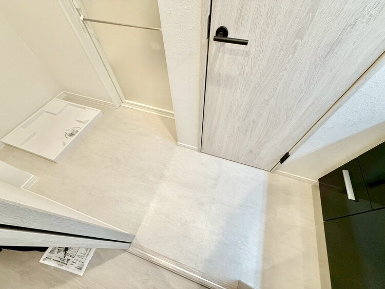 その他 十分な広さの脱衣所。