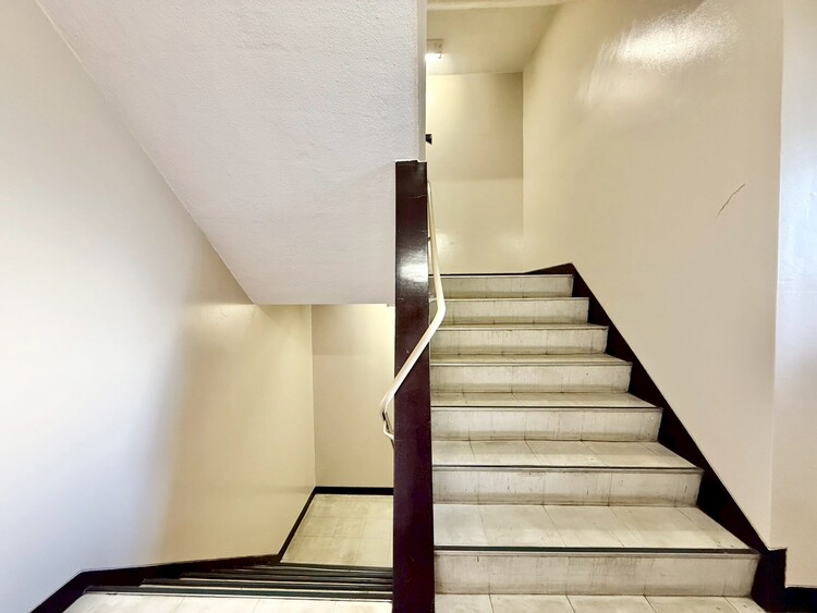 その他 共用部の階段です。明るく清潔に管理されています。