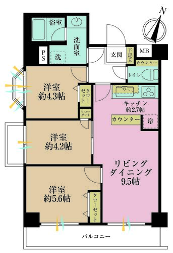 ダイヤパレス生麦第三の物件画像