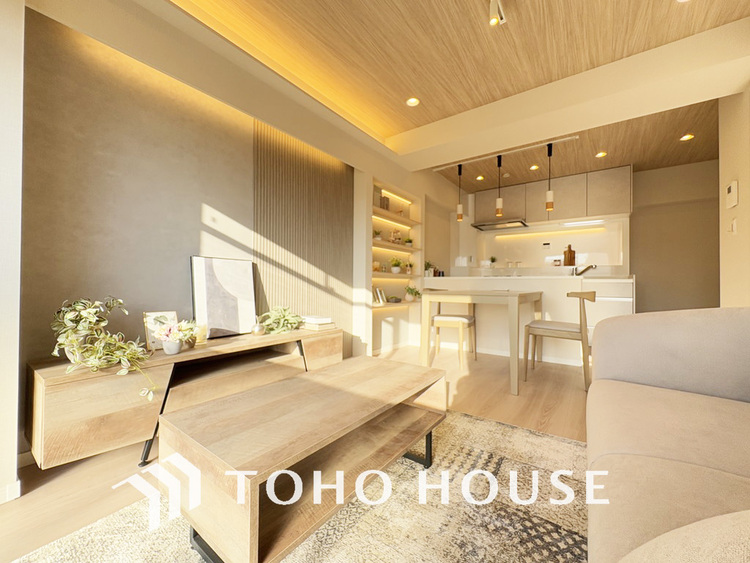 内装 ゆったりとくつろげる上質なリビングダイニング