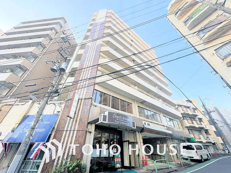 外観 〜「五反田」駅徒歩3分の好立地物件〜角部屋、2面バルコニー〜