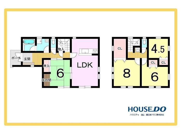 間取り 4LDK+納戸【建物面積102.68m2(31.06坪)】