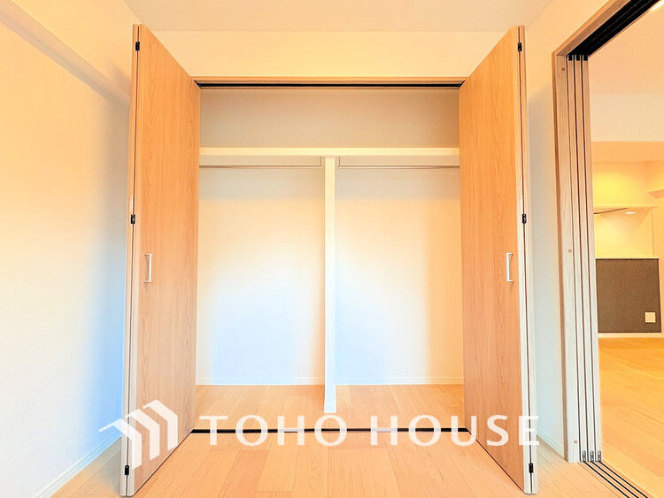 収納 収納スペースを完備、荷物が多い方でも安心の収納力