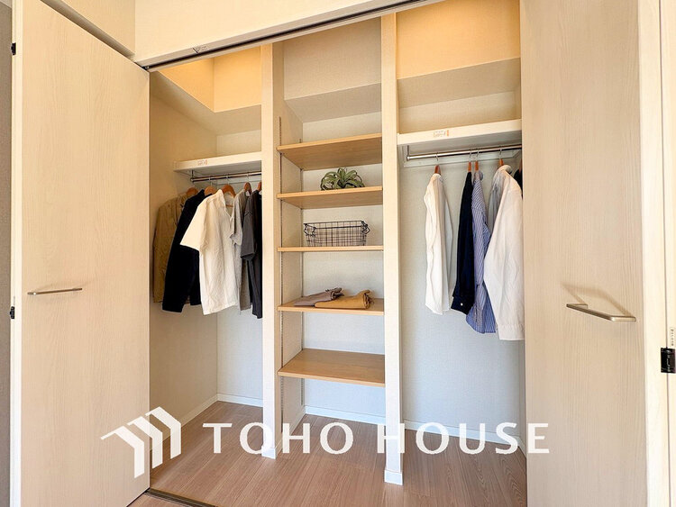 収納 収納スペースを完備、荷物が多い方でも安心の収納力