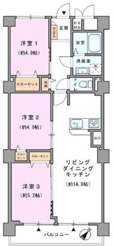 プラザ歌島D棟の物件画像