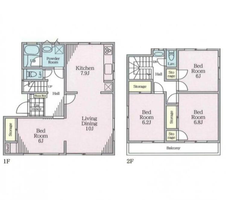 間取り 動線の良い間取りは住む人の使いやすさを一番に考えた設計です！計算されたゆとりとひかりが空間を演出！！永く住むを念頭に日々変化していくライフスタイルにも対応できるように思いやりのつまった間取りです！ 