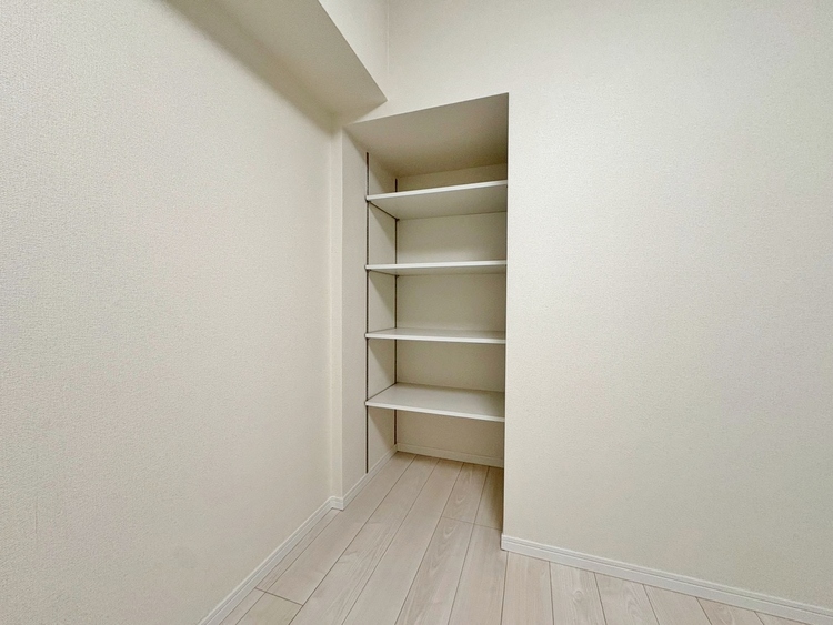 収納 暮らし心地を大きく左右する収納を、適材適所に配置し使い勝手を考慮しました。