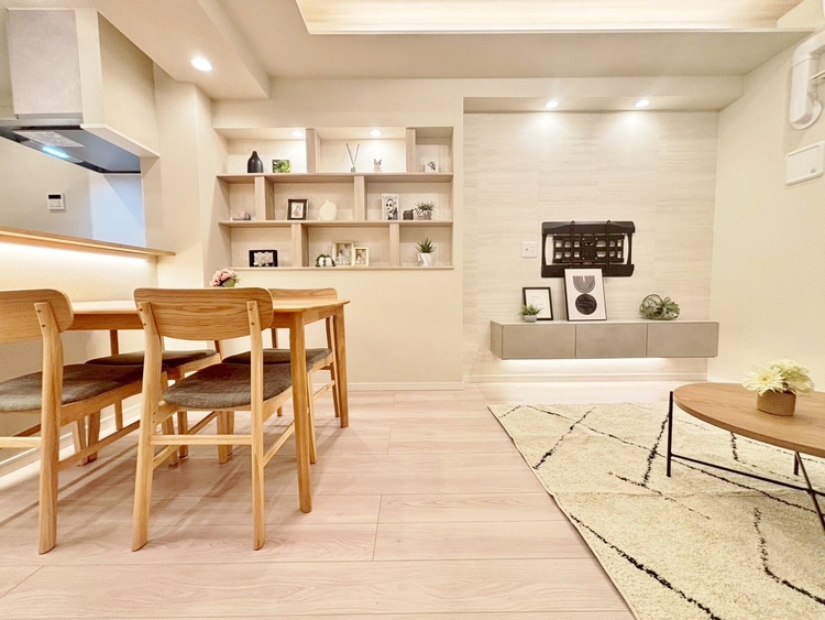 居間 豊かな居住性と、安心感を満たすクオリティが見事に調和した住空間。