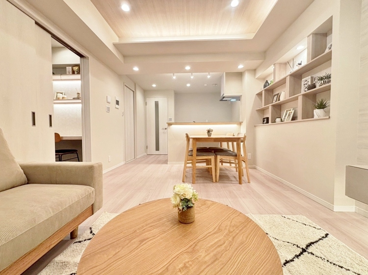 居間 ひとつひとつの空間に宿した機能性、そして美意識。