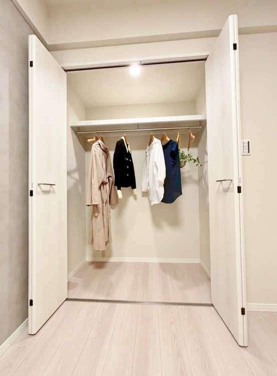 収納 居室にはクローゼットがあり、荷物もスッキリ収納して快適にお過ごしいただけます。