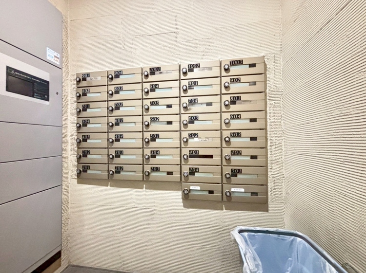 設備 郵便物を受け取るための郵便受けも、きちんと管理されています。