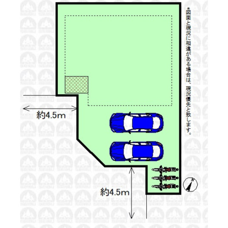 地図 実寸図ではありません