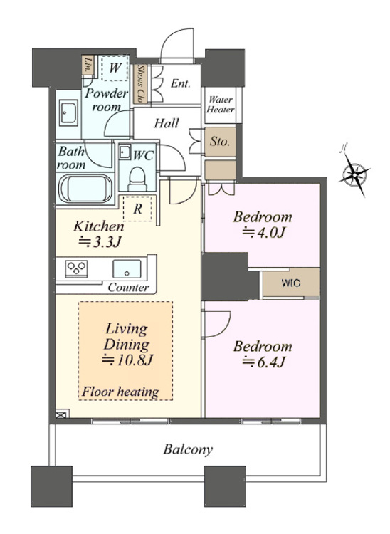 その他 2LDK、専有面積57.49m2