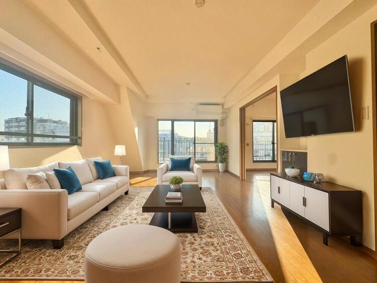 その他 通風・採光に優れ、心地よい光と風が溢れています。※家具はCGです。