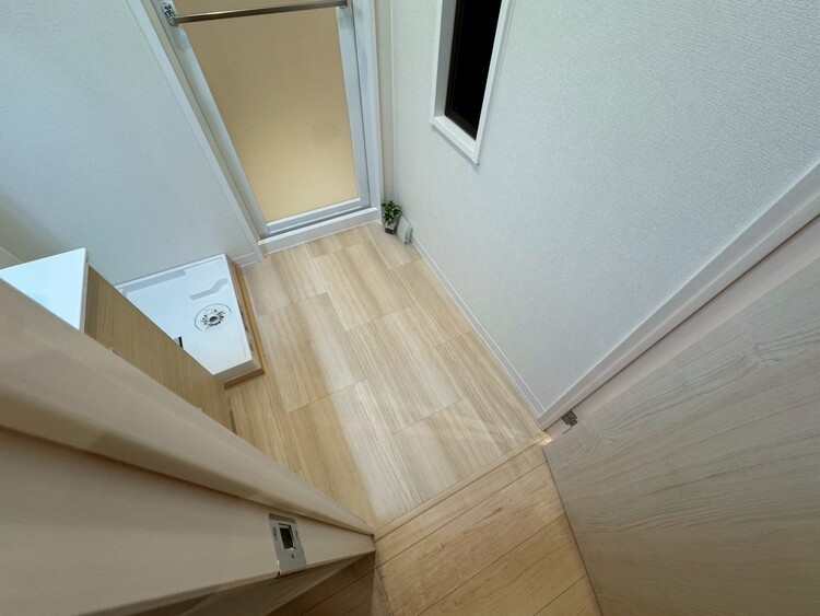 その他 十分な広さの脱衣所。