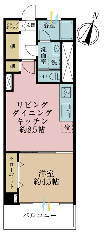 その他 1LDK、専有面積32.53m2