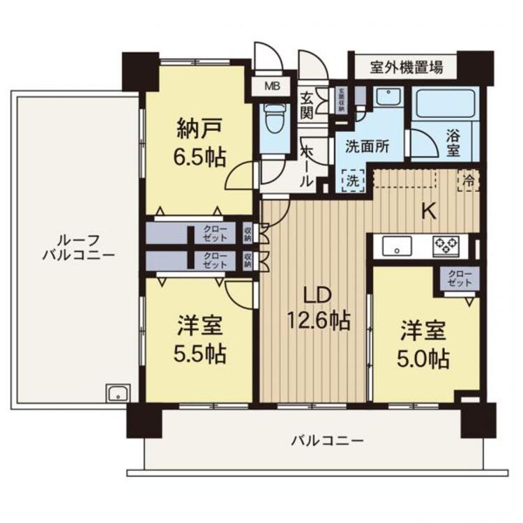 間取り 【間取り図】新規リフォーム済みにて即入居可能♪