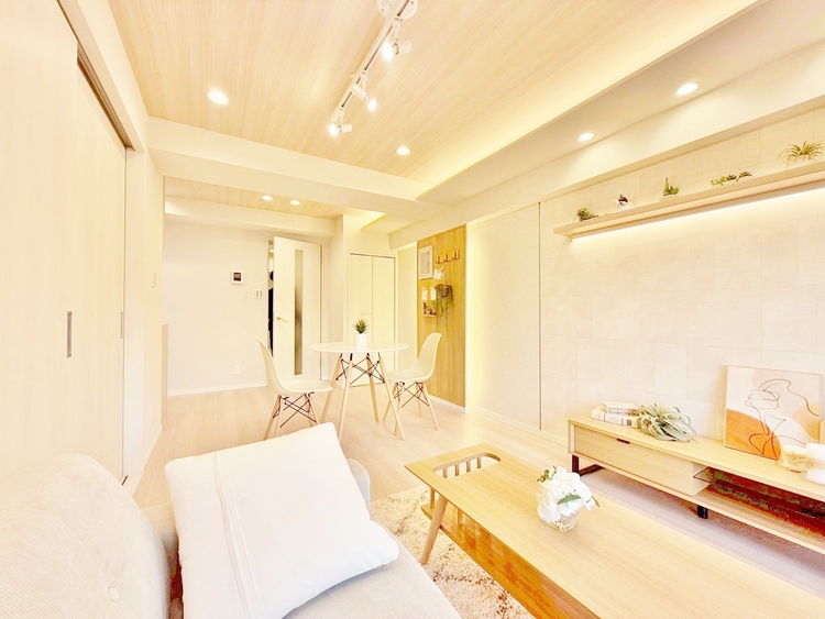 居間 「空間が織り成すひとつ先の住み心地」を演出します。