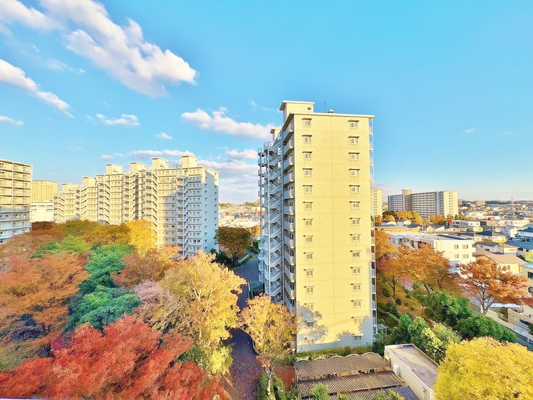 バルコニー 窓を開けると広がる青空。心をリフレッシュして日々を過ごしていきましょう。