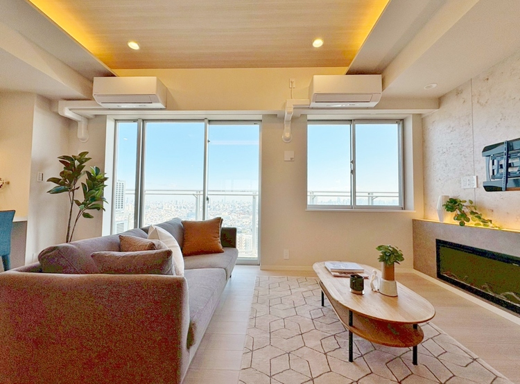 居間 ひとつひとつの空間に宿した機能性、そして美意識。