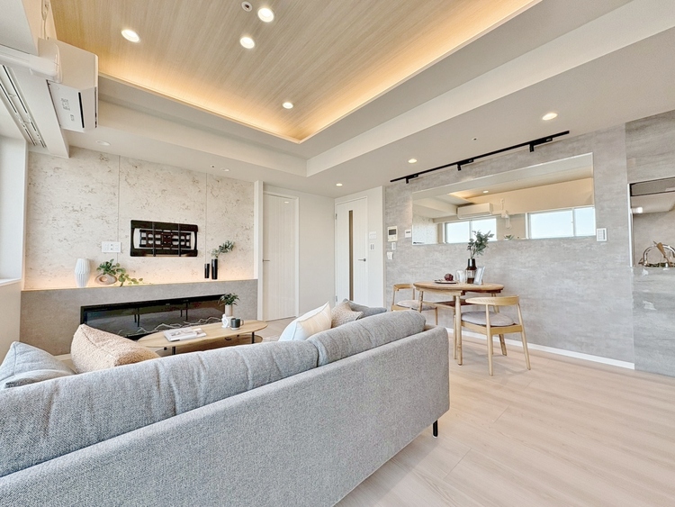 居間 過ごす時間が、たくさんの思い出として紡がれていく場所。