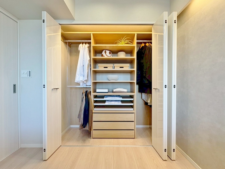 収納 暮らし心地を大きく左右する収納を、適材適所に配置し使い勝手を考慮しました。