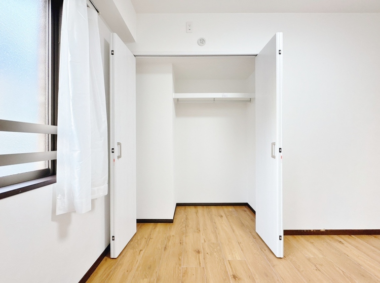 収納 居室にはクローゼットがあり、荷物もスッキリ収納して快適にお過ごしいただけます。