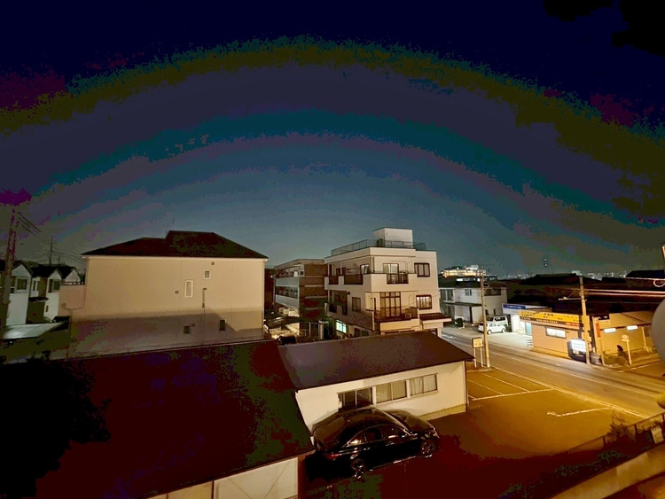 バルコニー 頬をなでる、優しい風を感じることが出来ます。