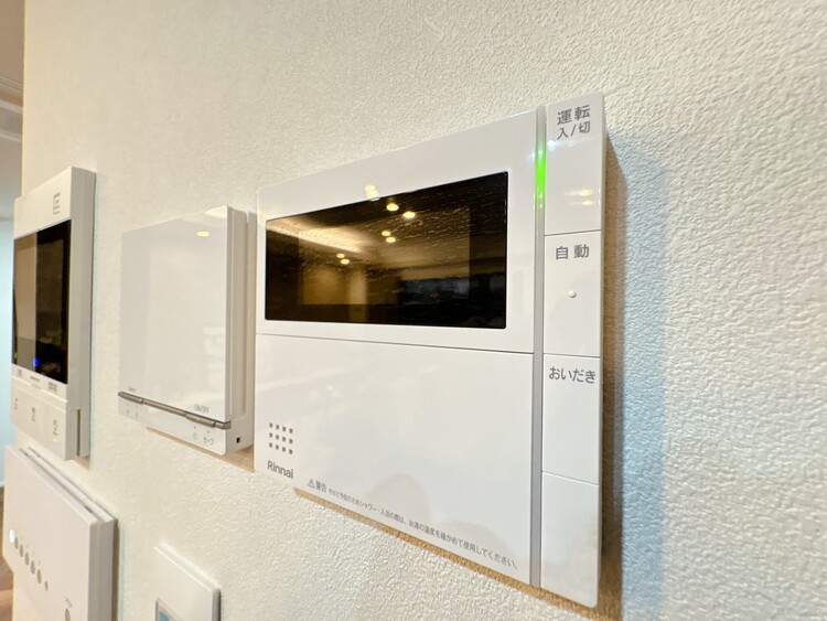 設備 見やすい画面で操作しやすい給湯パネルです。