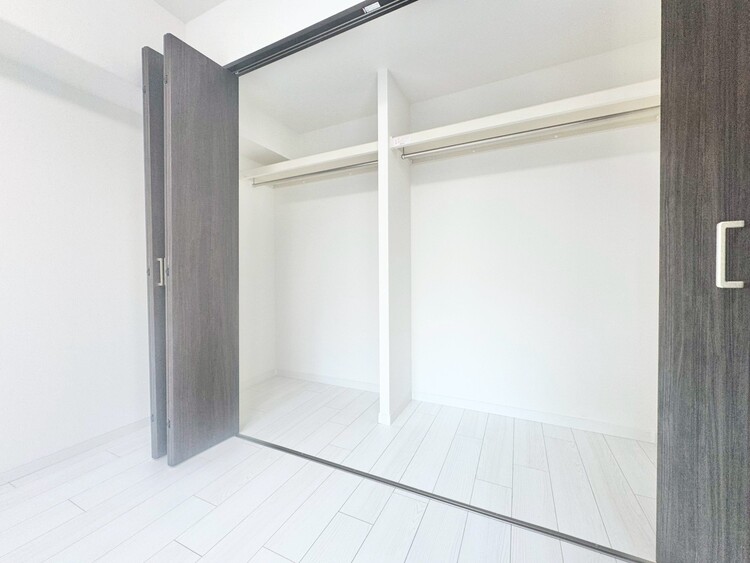 収納 居室にはクローゼットがあり、荷物もスッキリ収納して快適にお過ごしいただけます。