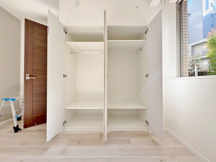 収納 居室にはクローゼットがあり、荷物もスッキリ収納して快適にお過ごしいただけます。