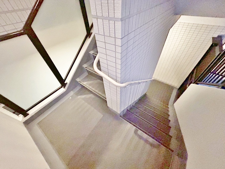 その他 共用部の階段です。明るく清潔に管理されています。