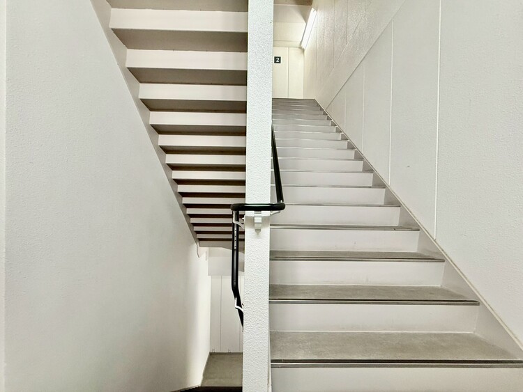 その他 共用部の階段です。明るく清潔に管理されています。