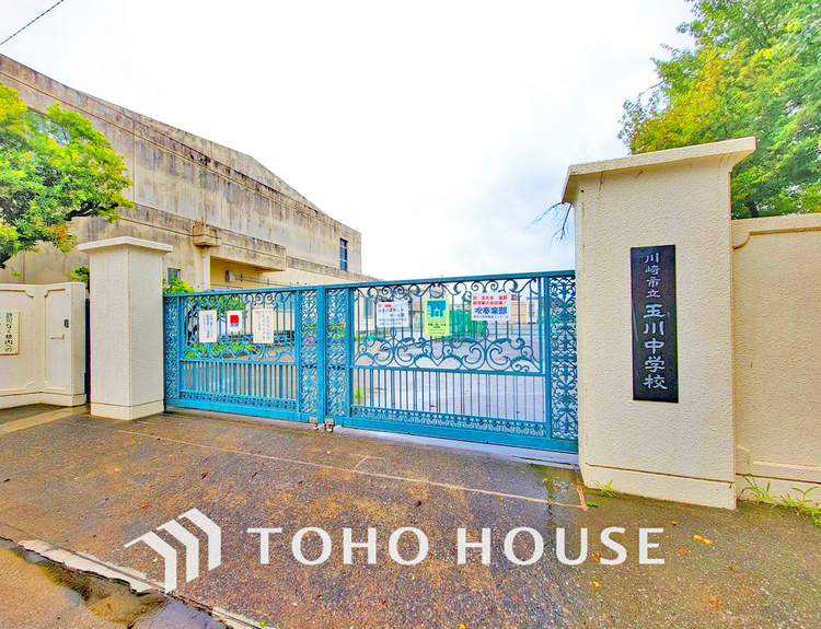 周辺 川崎市立玉川中学校　距離850ｍ