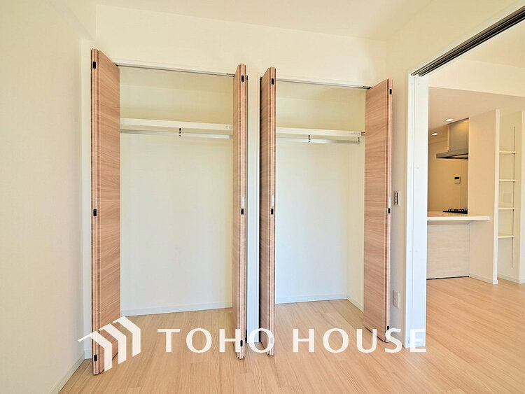 収納 収納スペースを完備、荷物が多い方でも安心の収納力