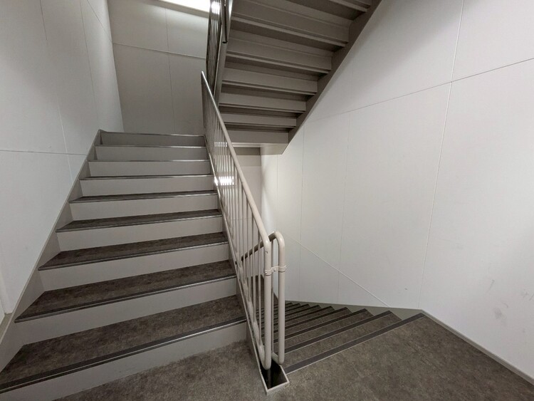 その他 共用部の階段です。明るく清潔に管理されています。