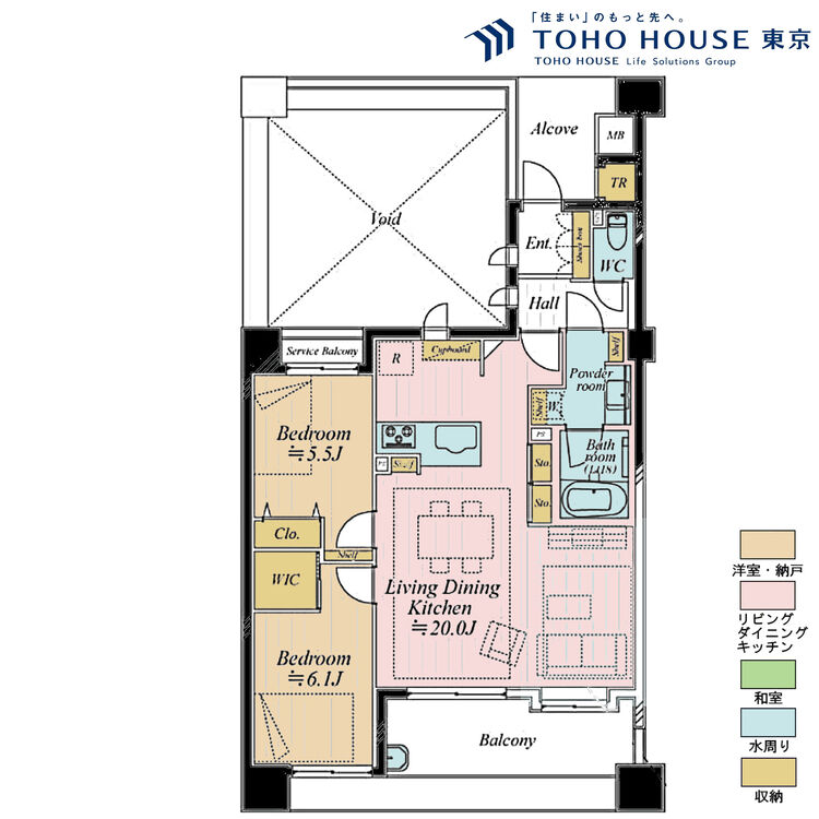 その他 3LDK、専有面積71.47m2、バルコニー面積13.88m2
