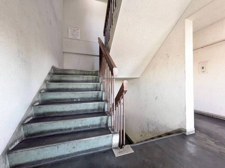 その他 共用部の階段です。明るく清潔に管理されています。