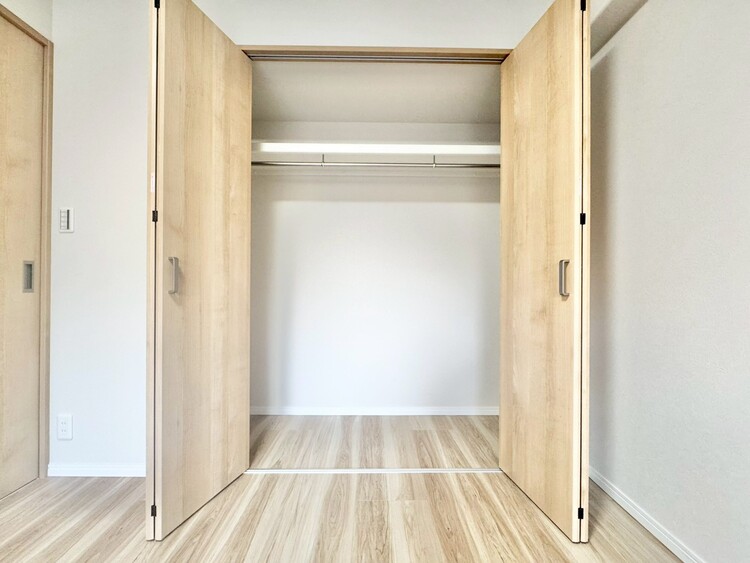 収納 居室にはクローゼットがあり、荷物もスッキリ収納して快適にお過ごしいただけます。