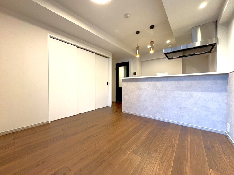 居間 豊かな居住性と、安心感を満たすクオリティが見事に調和した住空間。