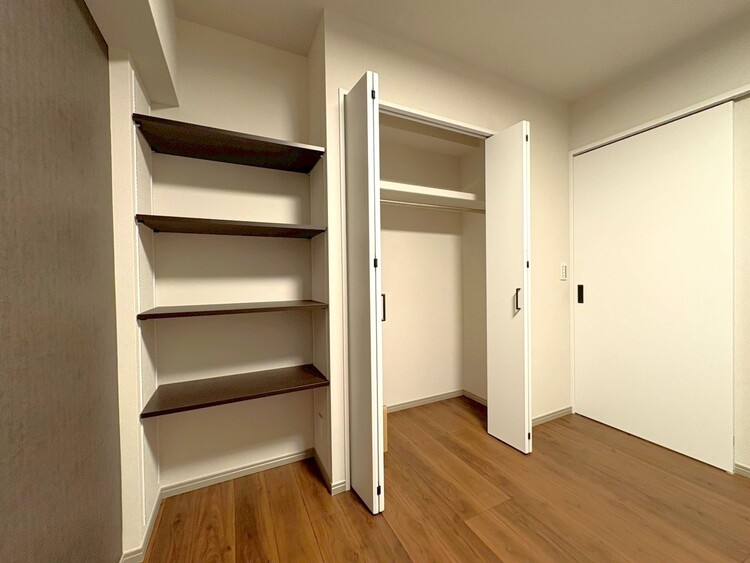収納 居室にはクローゼットがあり、荷物もスッキリ収納して快適にお過ごしいただけます。