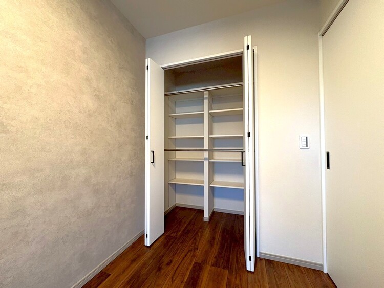 収納 暮らし心地を大きく左右する収納を、適材適所に配置し使い勝手を考慮しました。