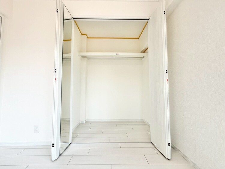 収納 居室にはクローゼットがあり、荷物もスッキリ収納して快適にお過ごしいただけます。