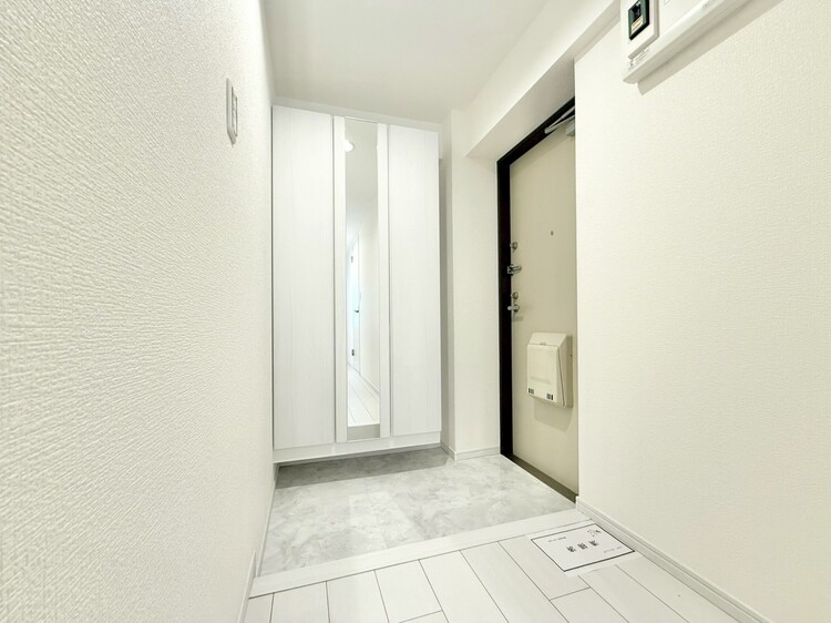 玄関 シューズボックスを完備した玄関です。