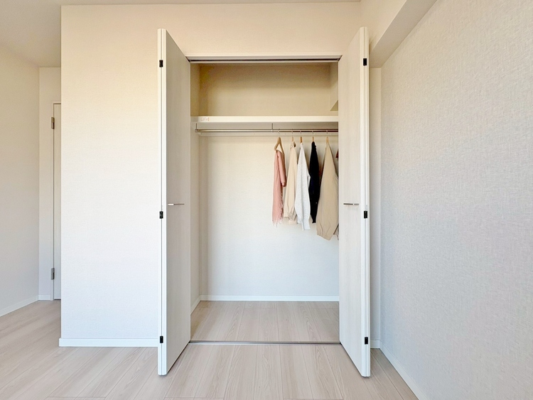収納 居室にはクローゼットがあり、荷物もスッキリ収納して快適にお過ごしいただけます。