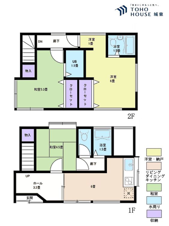 間取り ３ＬＤＫ、土地面積８０．１９平米、建物面積５１．８４平米
