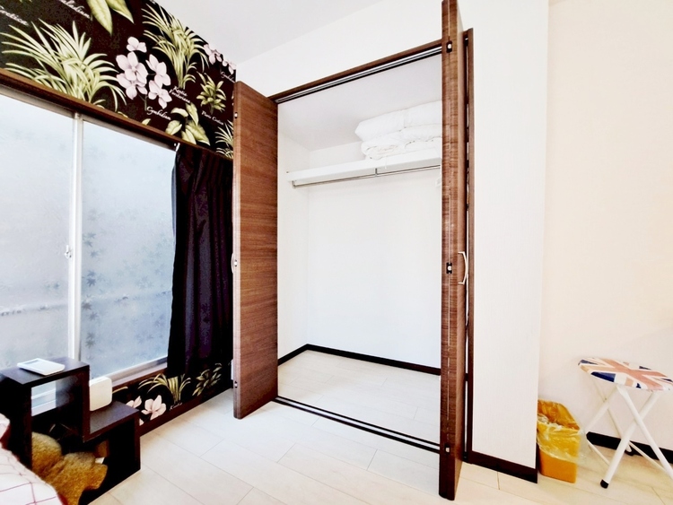 収納 居室にはクローゼットがあり、荷物もスッキリ収納して快適にお過ごしいただけます。