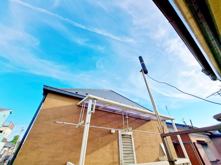 バルコニー 頬をなでる、優しい風を感じることが出来ます。